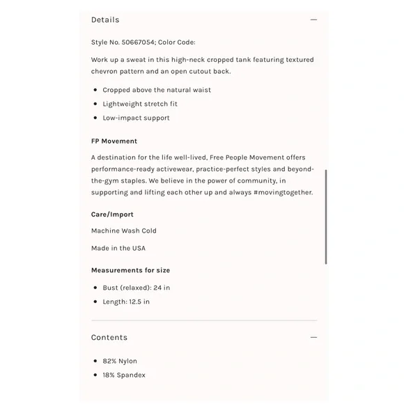 Free People Movement // Seamless Ohana Cami NWOT🌛 - Picture 4 of 10